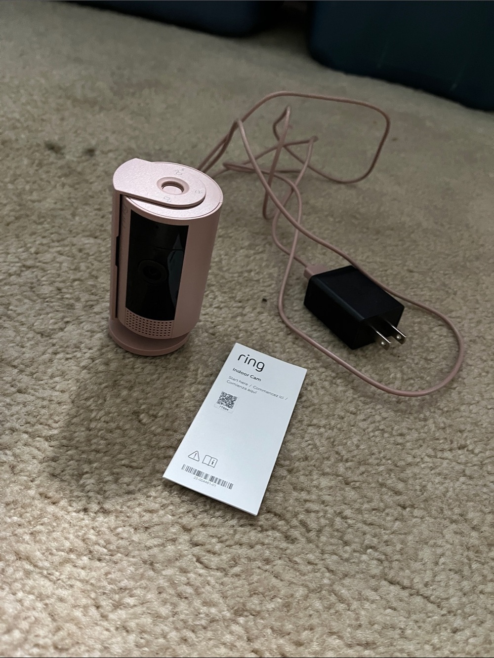 Pink Ring indoor plug in Camera